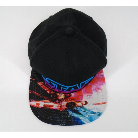 Star Wars Hat Snapback Cap X-Wing, Flatbill Adjustable Lucas Film ADULT - Picture 4 of 8